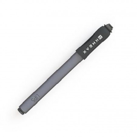 Pompe mini route kheax lips hp m 9.7 bars poignee composite  corps alu gris argent l230mm