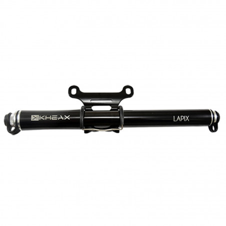 Pompe mini route kheax lapix hp s tout alu noir l180mm 140psi/9.7bar