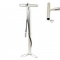 Pompe a pied travel kheax thracios argent avec manometre 200 psi/13.80bar