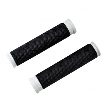 POIGNEE VELO PROGRIP 808 NOIR/BLANC LG 125MM (PR)