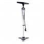 Pompe a pied optimiz acier blanc mano 11 bars double tete plastique vs/vp
