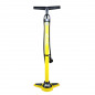 Pompe a pied optimiz acier jaune mano 11 bars double tete plastique vs/vp