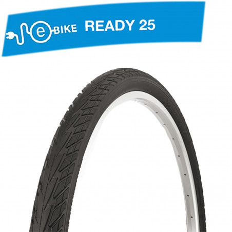 Pneu vtt/urbain 26x1.75 tr Deli blue way anticrevaison 2.5mm noir sa 234 (47-559)