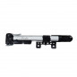 Pompe mini optimiz alu argent a manometre plastique vs/vp avec support