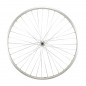Roue vtc 28" av blocage jante argent mach1 m110. moyeu Shimano tx500 v-brake 36t