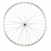 Roue vtt 26" av blocage jante argent mach1 m110 moy. Shimano tx500 v-brake 36t