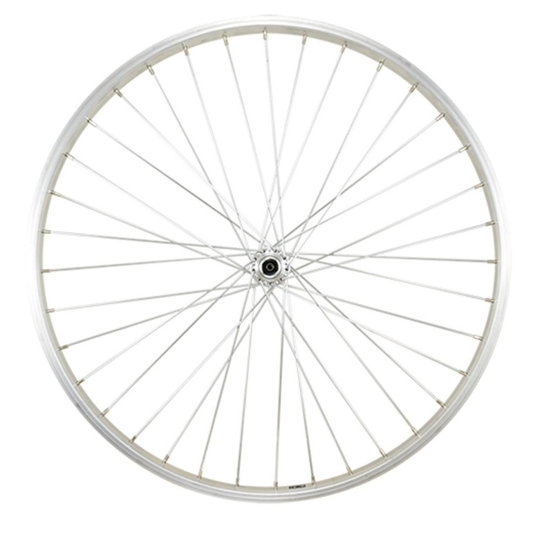 Roue vtt 26" av blocage jante argent mach1 m110 moy. Shimano tx500 v-brake 36t