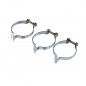 COLLIER PASSE GAINE 28.6MM OPTIMIZ ACIER CHROME (X3) (SANS VISSERIE)
