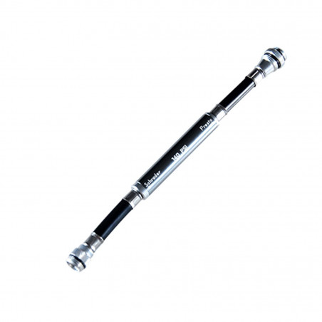 RACCORD POMPE KHEAX PRESTA/SCHRADER LAPIX/LIPS TAILE M/L ROUTE/VTT - AVEC MANOMETRE (190MM