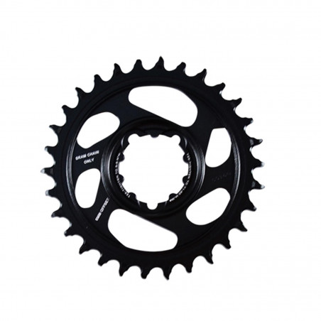 PLATEAU VTT MONO DIRECT MOUNT 6MM EXTER 30DTS NOIR EAGLE X SYNC OFFSET SRAM 12V