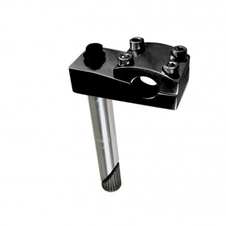 POTENCE BMX ALU PLONGEUR D22.2 OUVRABLE FIXATION 4 VIS NOIR (CINTRE 22.2)