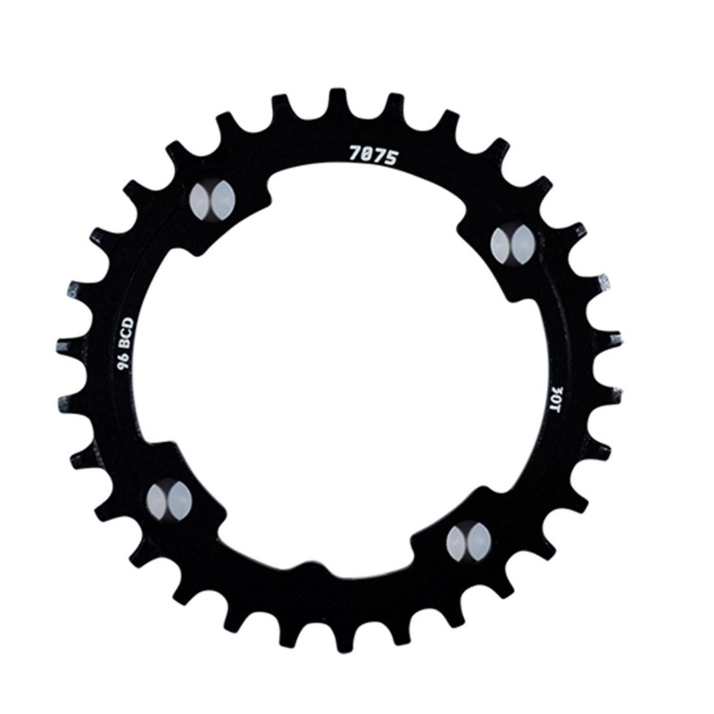 PLATEAU VTT MONO DIAM  96 EXTER 30DTS NOIR 4 BRANCHES SUNRACE CRMX00 1X10/11/12V.