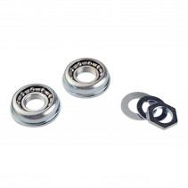 CUVETTE/BOITIER PEDALIER INTEGRE BMX D51.7MM   CONTRE ECROUS   ROULEMENTS BILLES PEDALIER