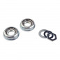 CUVETTE/BOITIER PEDALIER INTEGRE BMX D51.7MM   CONTRE ECROUS   ROULEMENTS BILLES PEDALIER