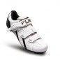 CHAUSSURE ROUTE FLR PRO F15 T42 BLANC 2 BANDES AUTO AGRIPPANTES    CLIC (PR)