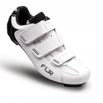 CHAUSSURE ROUTE FLR PRO F35 T43 BLANC 3 BANDES AUTO AGRIPPANTES (PR)