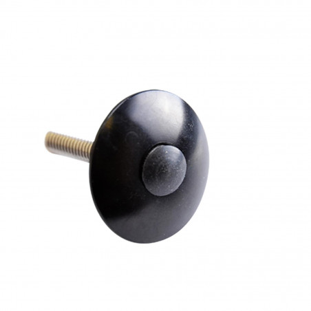 CAPOT/BOUCHON ET VIS BTR POUR EXPANDEUR FOURCHE ETOILE AHEAD-SET 1''1/8 NOIR