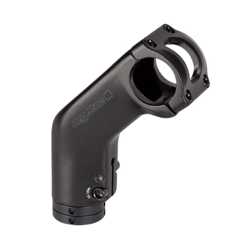 POTENCE E BIKE/ AHEAD SET 1''1/8 L110 ERGOTEC HIGH BARRACUDA ALU NOIR   45° (CINTRE 31.8)