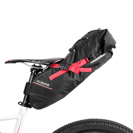 SACOCHE SELLE ZEFAL Z ADVENTURE R11 ETANCHE NOIR GRAND VOLUME 11L (560X150X170MM)