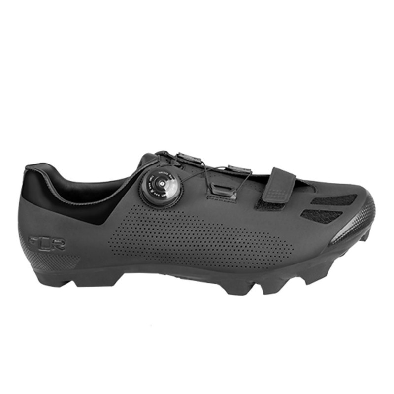 CHAUSSURE VTT FLR ELITE F70 T40 NOIR SERRAGE MOLETTE   BANDE AUTO AGRIPPANTE (PR)