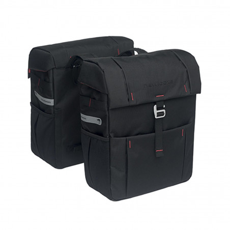 SACOCHE VELO PORTE BAGAGE A PONT NEWLOOXS VIGO NOIR -37 LITRES- 310X400X150MM