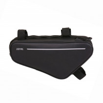 SACOCHE DE CADRE VELO ZEFAL Z AVENTURE C2 2.2L NOIR FIXATION BANDE AUTO-AGRIPPANTE (280x130x65mm)