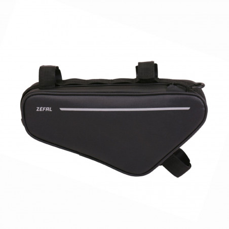 SACOCHE DE CADRE VELO ZEFAL Z AVENTURE C2 2.2L NOIR FIXATION BANDE AUTO-AGRIPPANTE (280x130x65mm)