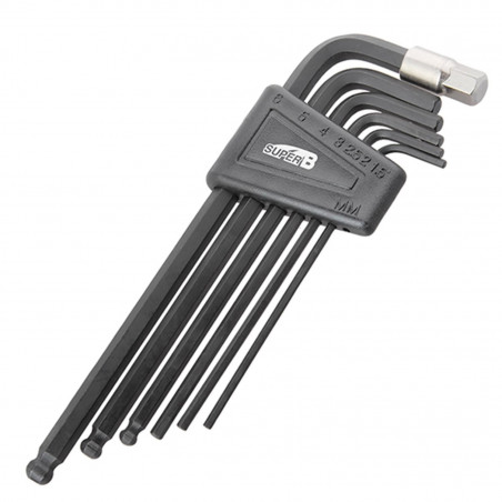 OUTIL CLE ALLEN SUPER B TB-7715 EN 2/2.5/3/4/5/6/8MM (JEU 7 CLES) (CLASSIC)