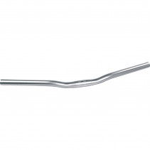 CINTRE VELO CITY ACIER  D25.4 ARGENT ERGOTEC LADY TOWN L700MM HAUT.16MM 30° 410GR (LEVEL 4