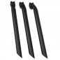 TIGE DE SELLE D27.2 ALU L400 ROUTE/VTT ERGOTEC NOIR DEPORT 0 MM (LEVEL 5)
