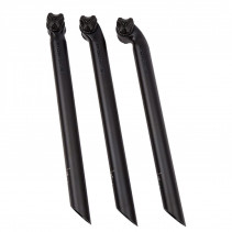 TIGE DE SELLE D31.6 ALU L400 ROUTE/VTT ERGOTEC NOIR DEPORT 0 MM (LEVEL 5)
