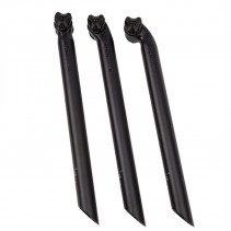 TIGE DE SELLE D31.6 ALU L400 ROUTE/VTT ERGOTEC NOIR DEPORT 10 MM (LEVEL 5)