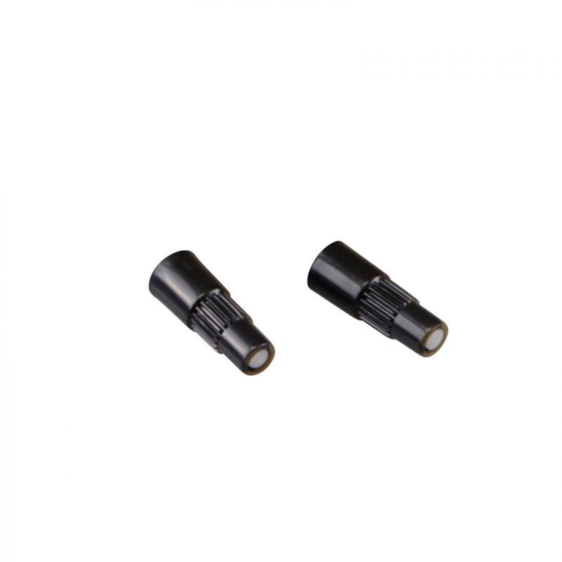 PROLONGATEUR/ADAPTATEUR DE VALVE SCHRADER OPTIMIZ 26MM PLASTIQUE NOIR (X2)