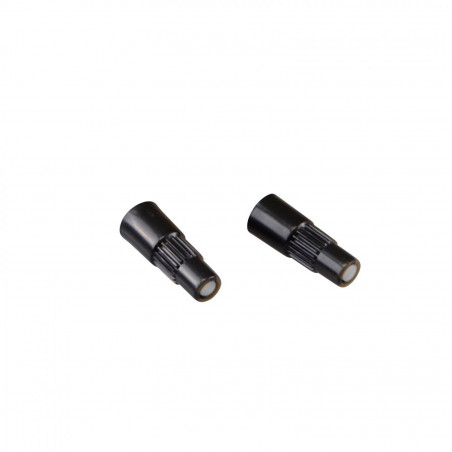 PROLONGATEUR/ADAPTATEUR DE VALVE SCHRADER OPTIMIZ 26MM PLASTIQUE NOIR (X2)