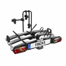 PORTE VELO SUR ATTELAGE PLATEFORME EUFAB FINCH 3 PLIABLE INCLINABLE 3 VELOS ALU VAE/E-BIKE