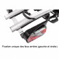 PORTE VELO SUR ATTELAGE PLATEFORME EUFAB FINCH 3 PLIABLE INCLINABLE 3 VELOS ALU VAE/E-BIKE