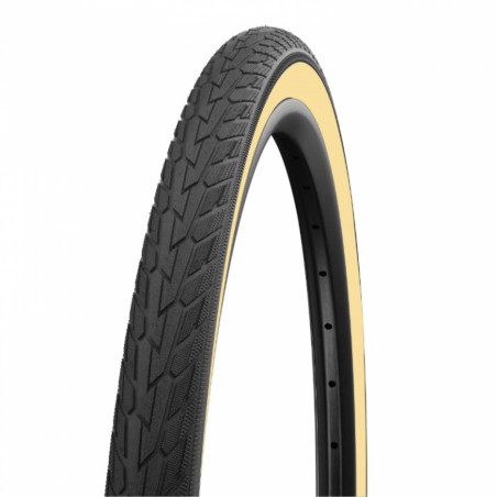 Pneu tradi/urbain 27x1 1/4  Schwalbe beige/noir tr (32-630)