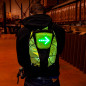 SAC A DOS OPTIMIZ AVEC SIGNALISATION INTEGREE INDICATEUR DIRECTION TEL. AU CINTRE SS FI