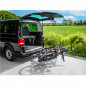 PORTE VELO SUR ATTELAGE PLATEFORME EUFAB PREMIUM 2 PLUS PLIABLE INCLINABLE VAE/ E BIKE ALU