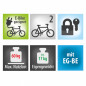 PORTE VELO SUR ATTELAGE PLATEFORME EUFAB PREMIUM 2 PLUS PLIABLE INCLINABLE VAE/ E BIKE ALU