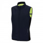 GILET/VESTE SECURITE TUCANO REVERSIBLE BLEU/JAUNE FLUO T.S/M