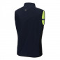 GILET/VESTE SECURITE TUCANO REVERSIBLE BLEU/JAUNE FLUO T.S/M