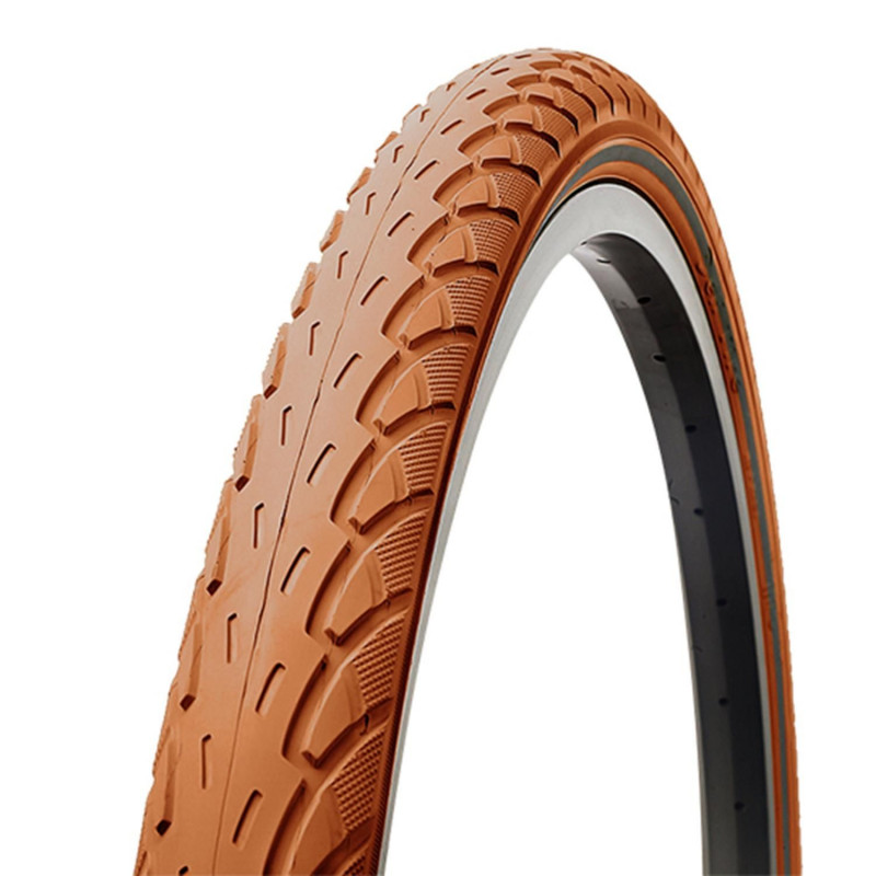 Pneu vtt/urbain 26x1.75 tr Deli marron anticrevaison 1.3mm sa-206 (47-559)