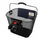 PANIER AV A CLIPS ACIER MAILLE XXL NOIR OPTIMIZ 350X250X260MM (FIX. SUR CINTRE 25.4/31.8)