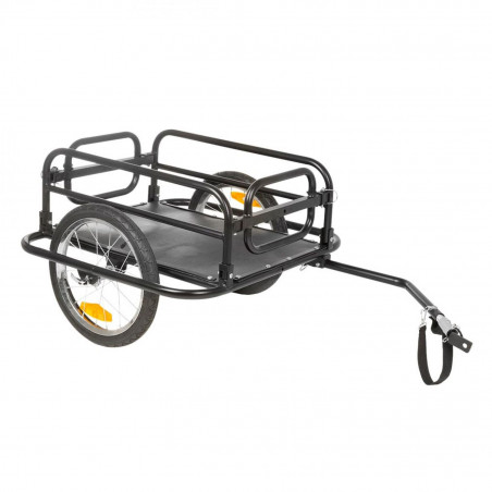 Remorque utilitaire (h26-l48-l69)dim util fixation moyeu (roue 16") charge max 40 kg