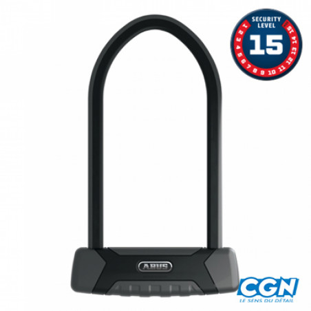 ANTIVOL VELO U 140 X 230MM ABUS GRANIT XPLUS 540   SUPPORT