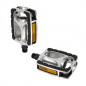 PEDALE CITY/URBAIN ALU OPTIMIZ NOIR SURFACE ANTI DERAPANTE D 9/16 (PR)