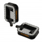 PEDALE CITY/URBAIN RESINE OPTIMIZ COMPACT NOIR/GRIS SURFACE ANTI DERAPANTE D 9/16 (PR)