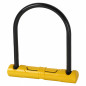 ANTIVOL VELO U 110X 160MM ABUS 402 MINI JAUNE   SUPPORT