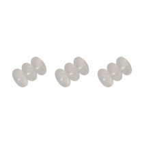PROTECTION CADRE VELO O RINGS CLARKS CABLE DERAILLEUR DIAMETRE 1.2MM TRANSPARENT (X3)